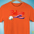 Believe Genderfluid Pride Jingle Bell Premium Unisex T-Shirt - Orange